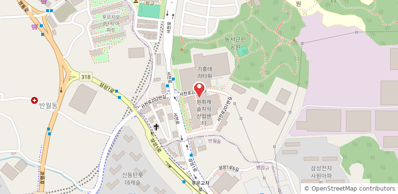주식회사 더블유아이에스네트웍스 (WISNET Inc.) 위치 지도